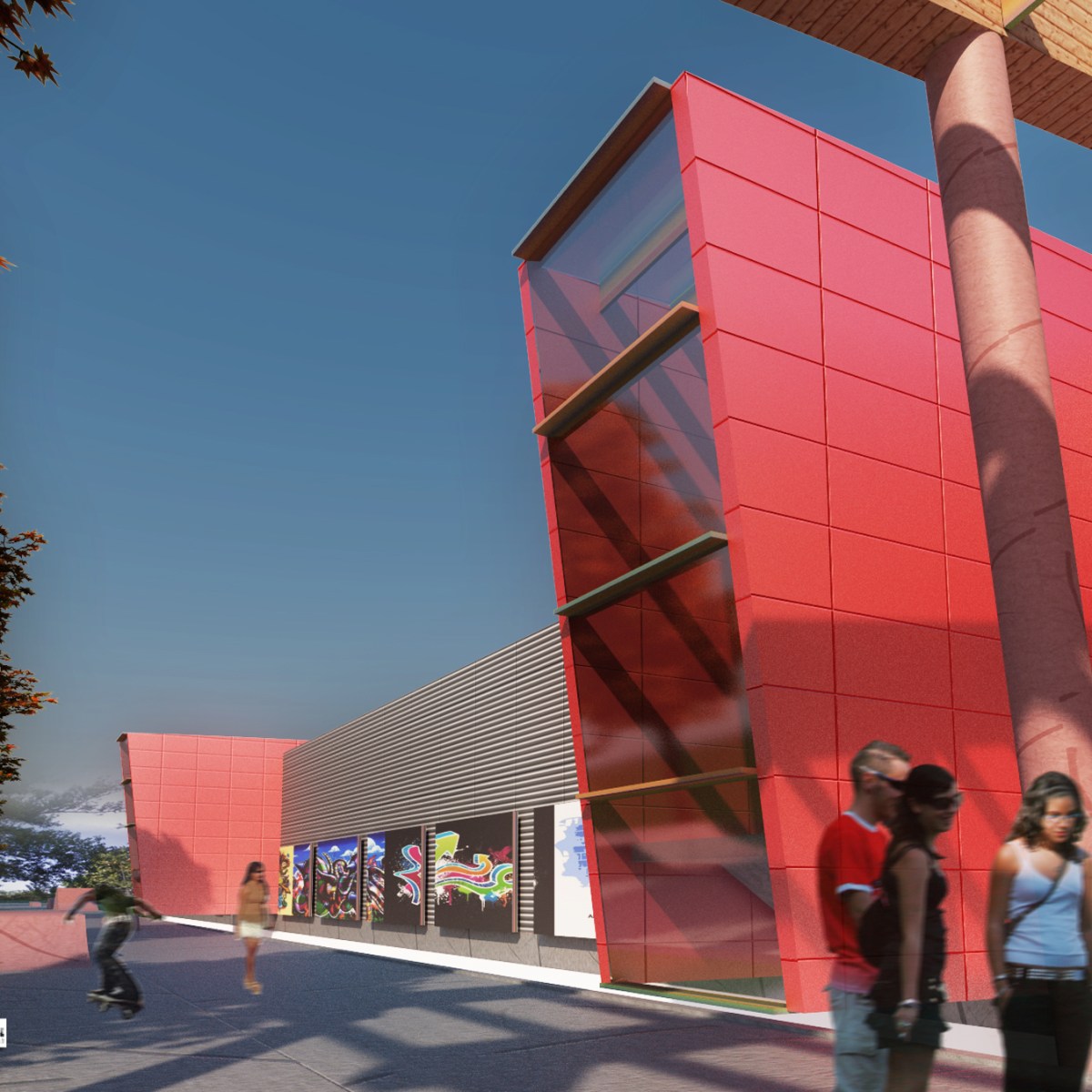 Skatepark cubierto y pista de patinaje en&nbsp;Toulouse